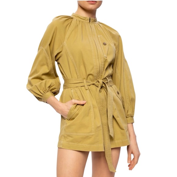 Ulla Johnson Piper Playsuit NWT | Fennel Seed | Size 10 - Picture 2 of 11